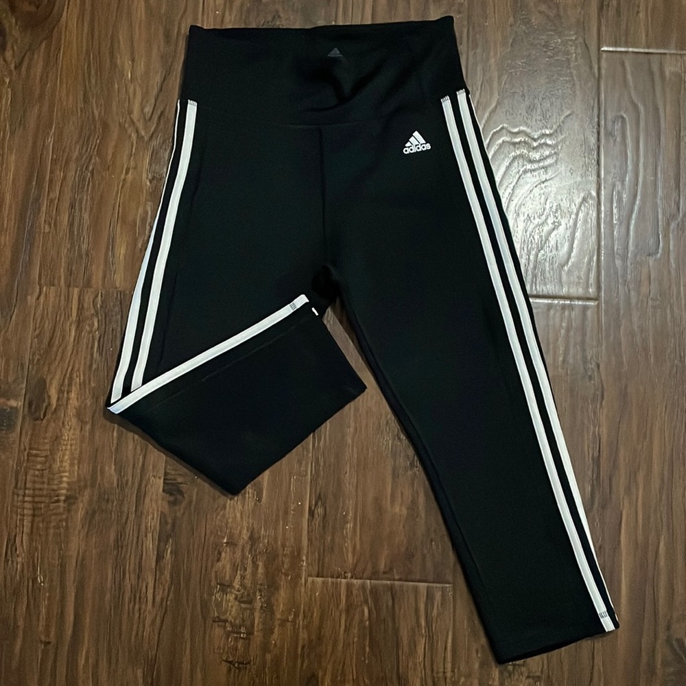 Adidas Capri Leggings - Black/White